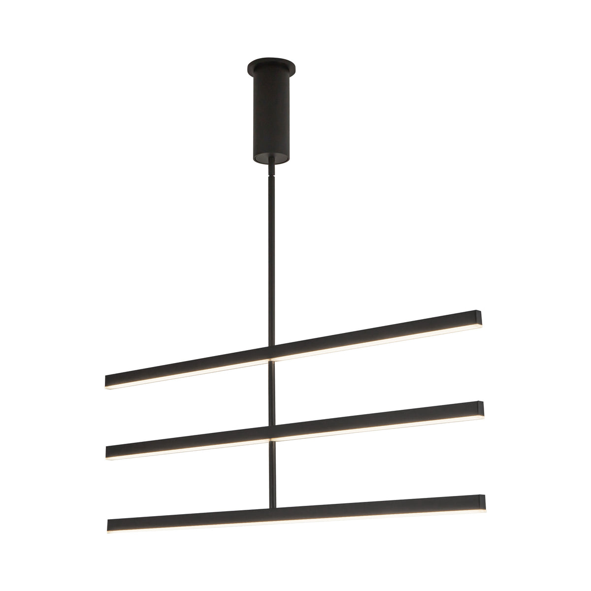 Lustre linéaire Vega Noir, 45" – vue 4