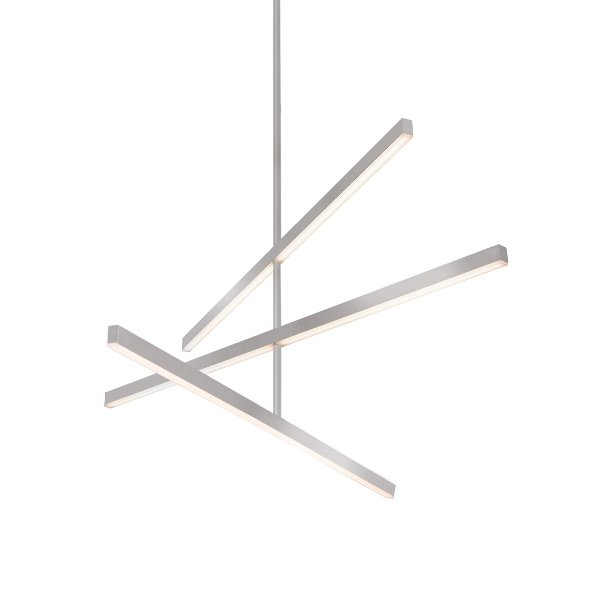 Lustre linéaire Vega Nickel brossé, 45" – Kuzco Lighting