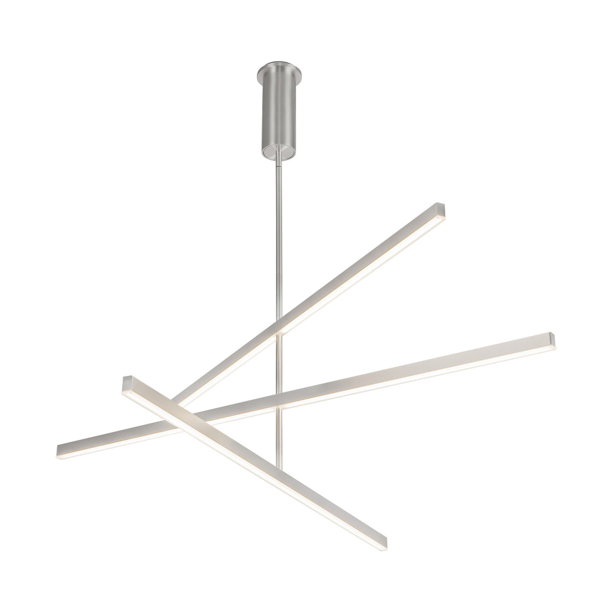 Lustre linéaire Vega Nickel brossé, 56" – vue 2