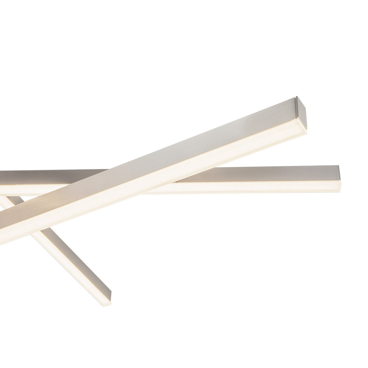 Lustre linéaire Vega Nickel brossé, 56" – vue 5