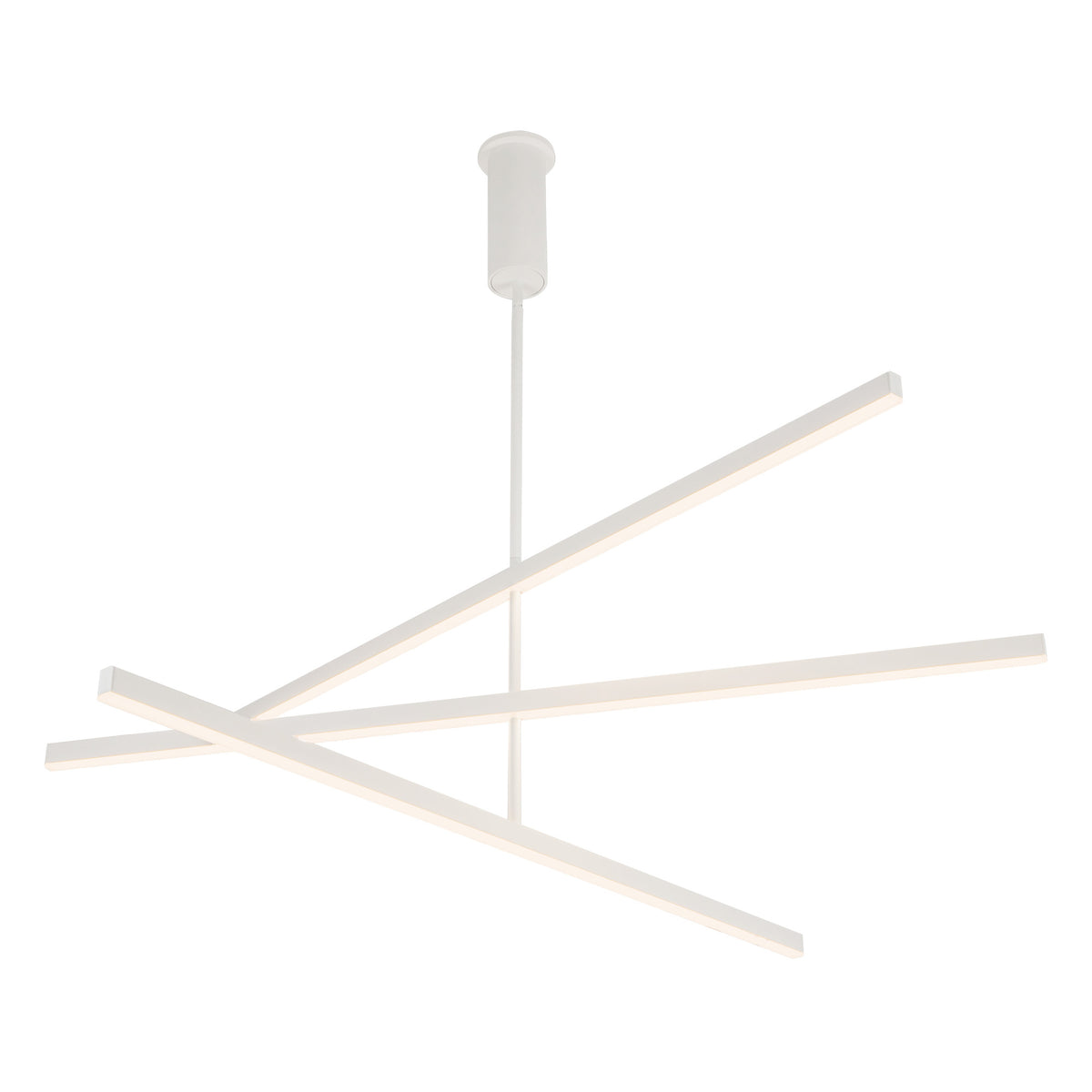 Lustre linéaire Vega Blanc, 56" – vue 2