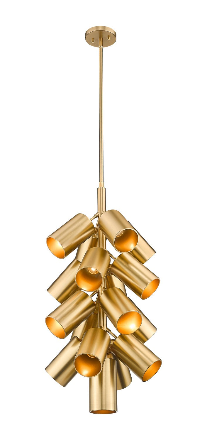 Lustre Lumina Or moderne, nombre ampoules 17 – vue 3