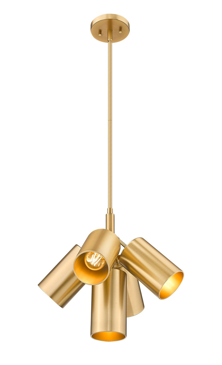 Lustre Lumina Or moderne, nombre ampoules 5 – vue 4
