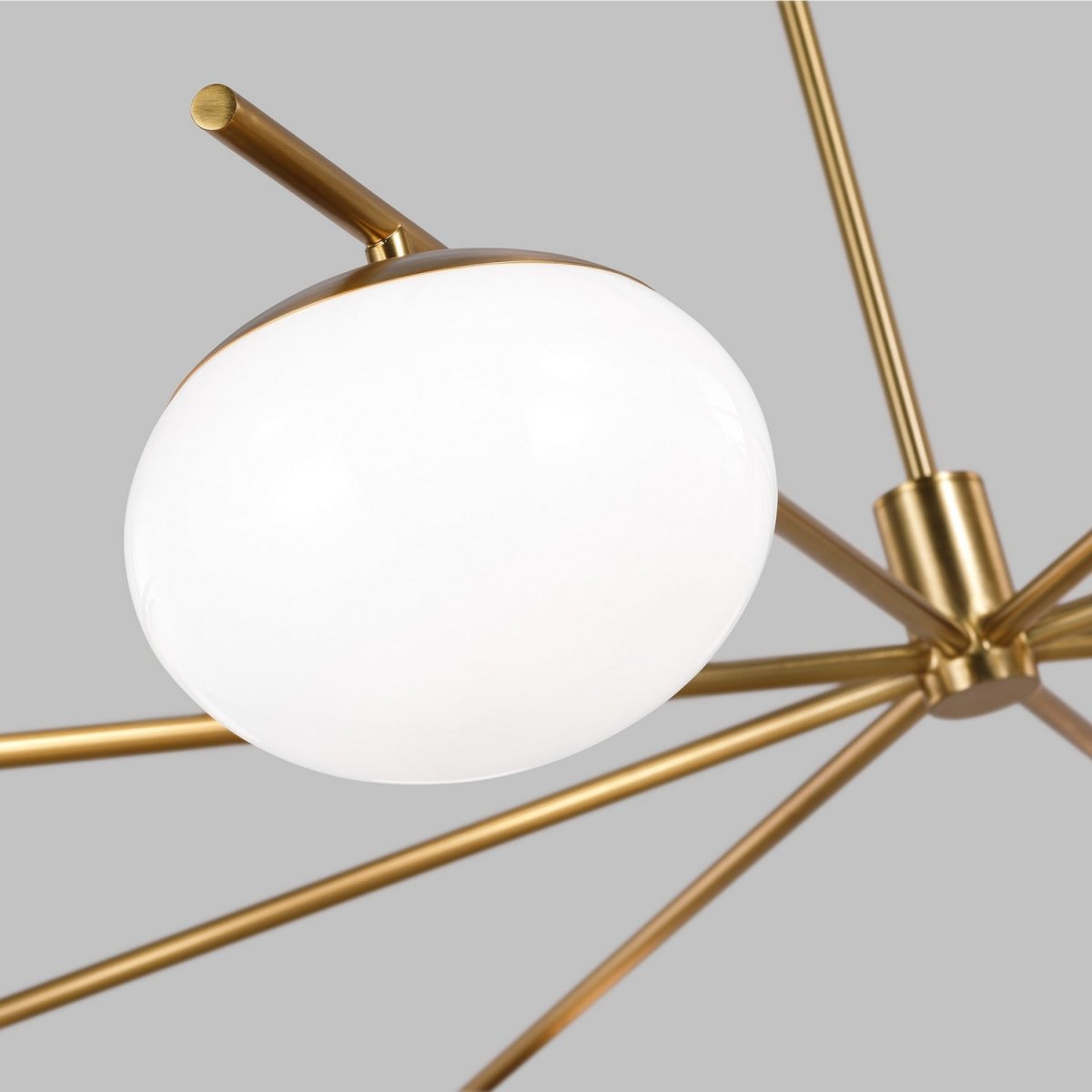 Lustre Lune - Laiton bruni 49" by Visual Comfort Studio | Luminaires & cie