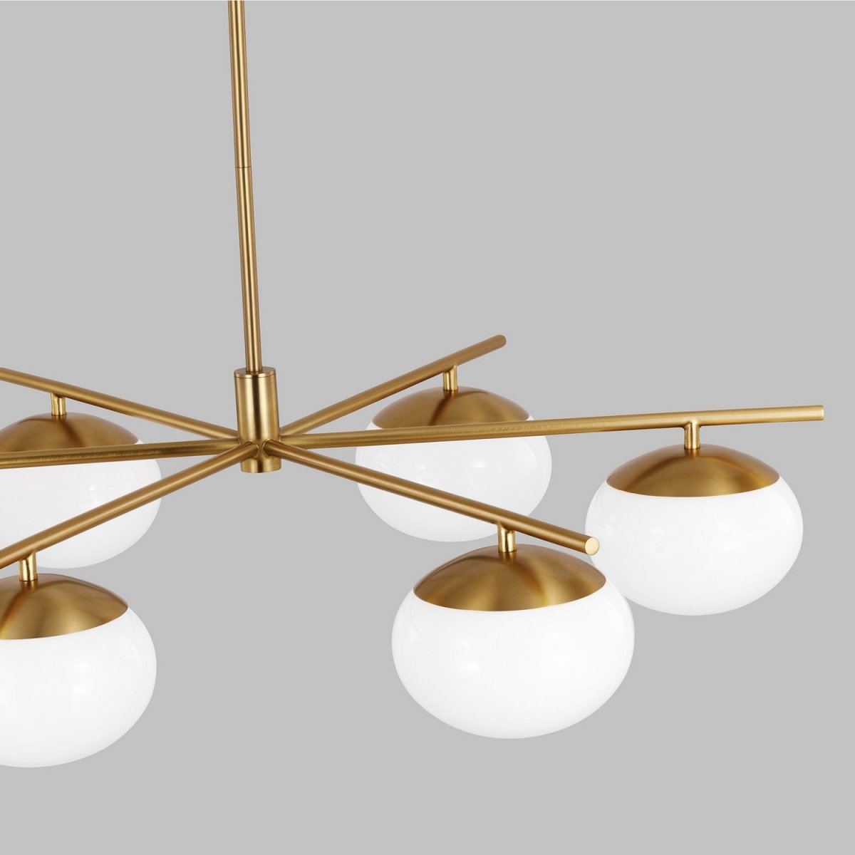 Lustre Lune - Laiton bruni 49" by Visual Comfort Studio | Luminaires & cie