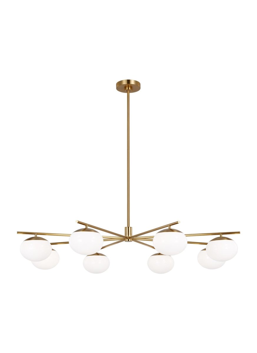 Lustre Lune - Laiton bruni 49" by Visual Comfort Studio | Luminaires & cie