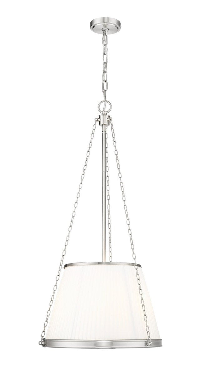 Lustre Madeline - Nickel brossé 18" by Z-Lite | Luminaires & cie