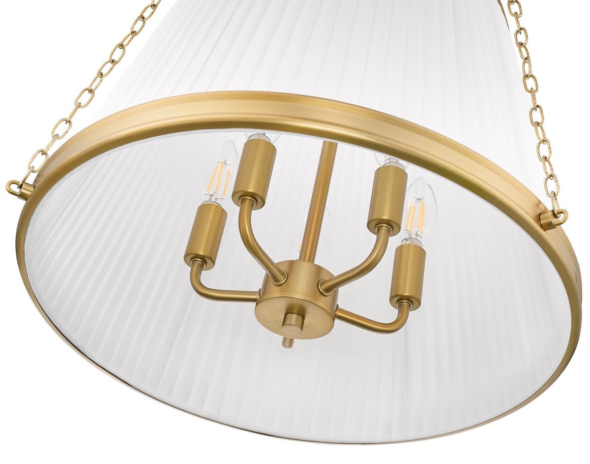 Lustre Madeline - Or moderne 24" by Z-Lite | Luminaires & cie