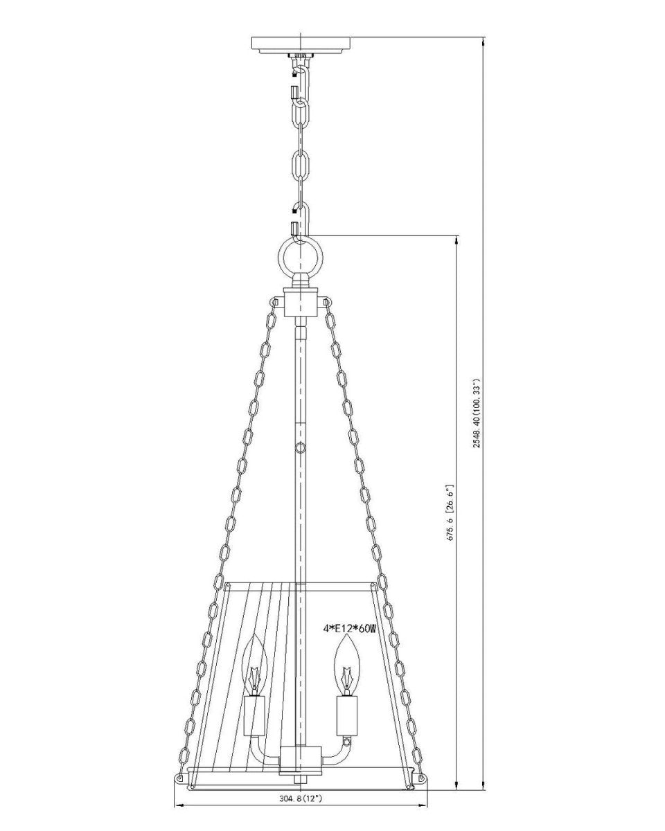 Lustre Madeline - Or moderne 24" by Z-Lite | Luminaires & cie