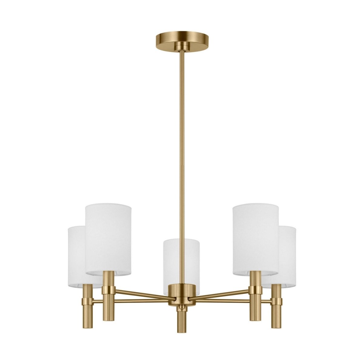Lustre Manor - Laiton satiné 30" by Visual Comfort Studio | Luminaires & cie