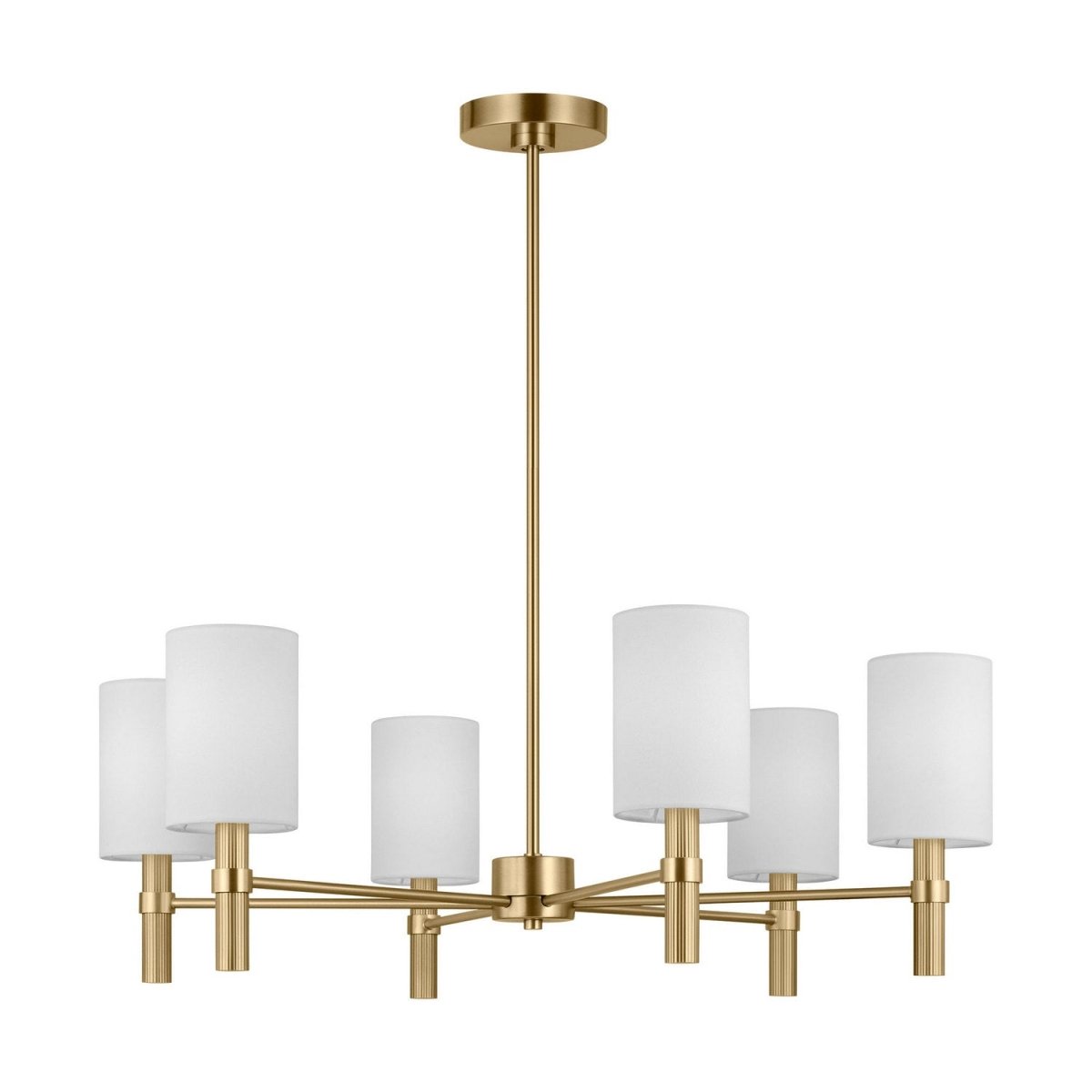 Lustre Manor - Laiton satiné 30" by Visual Comfort Studio | Luminaires & cie