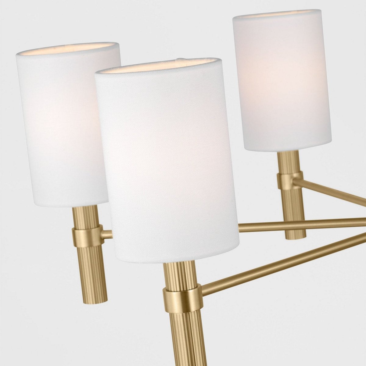 Lustre Manor - Laiton satiné 30" by Visual Comfort Studio | Luminaires & cie
