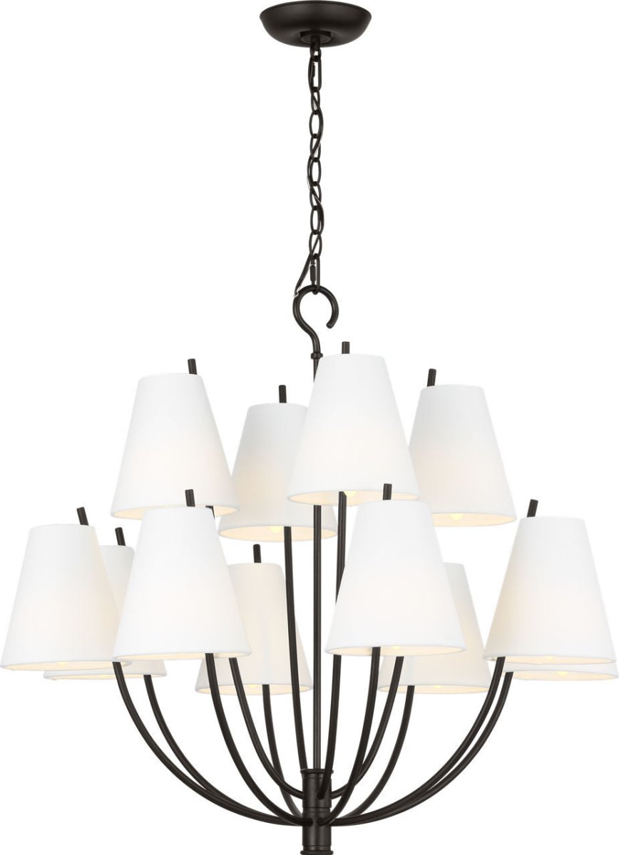 Lustre Marina - Laiton bruni 40" by Visual Comfort Studio | Luminaires & cie