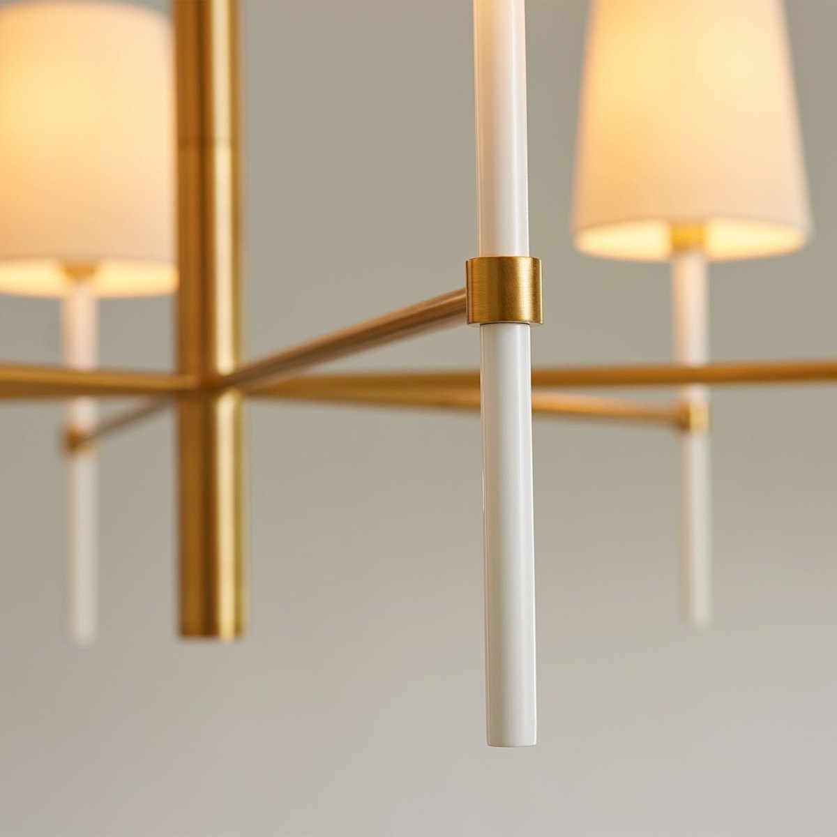 Lustre Monroe - Nickel poli by Visual Comfort Studio | Luminaires & cie