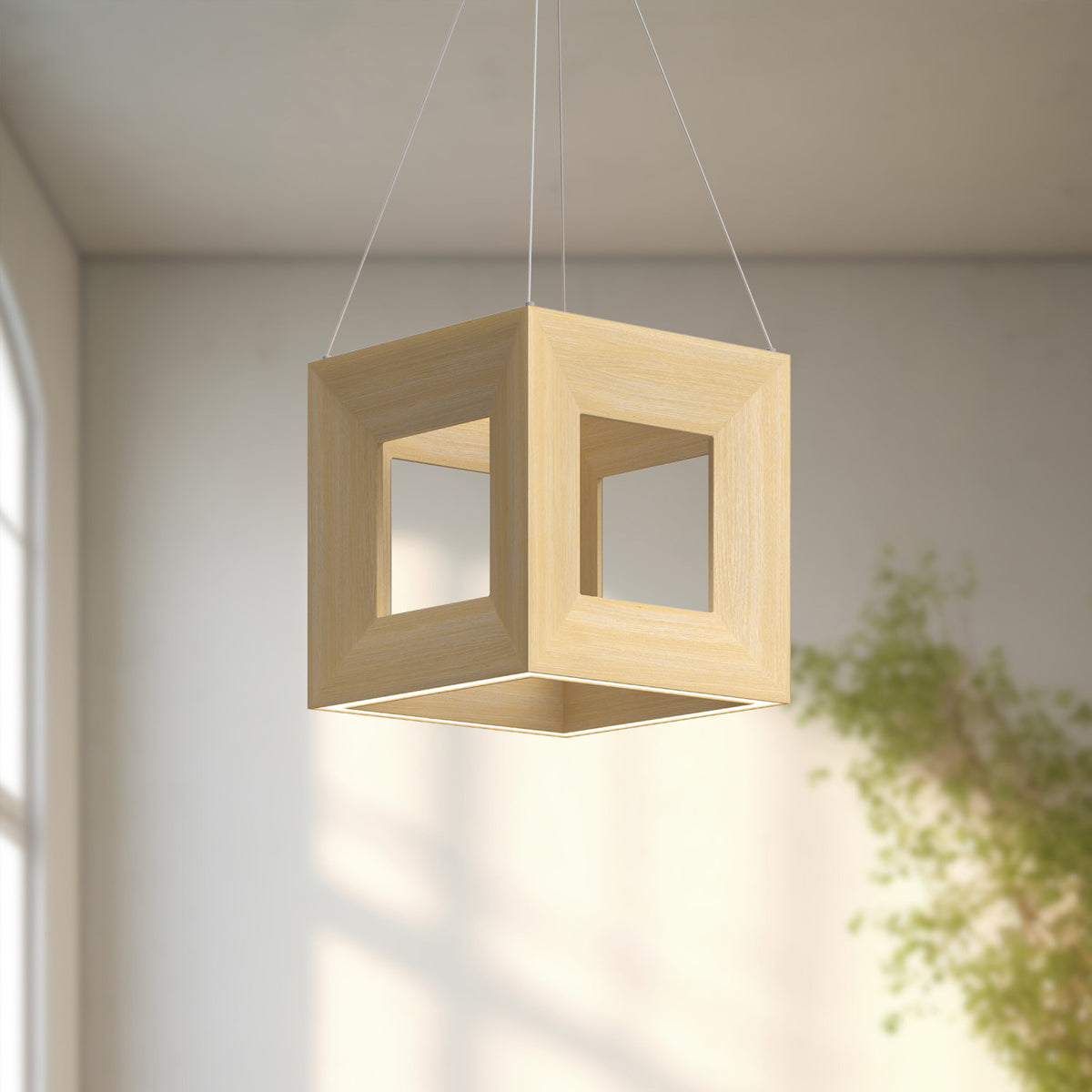 Lustre Morina Épais, Chêne blanc – vue 3