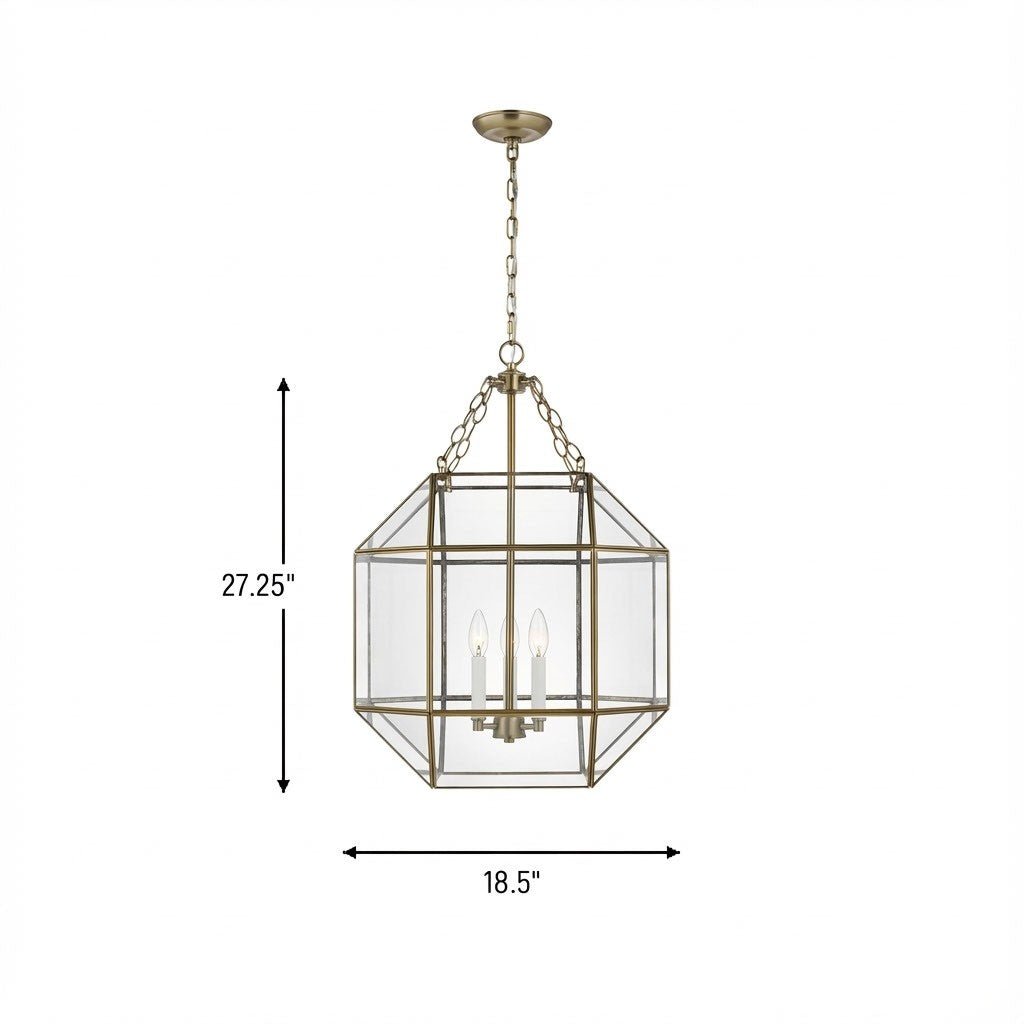 Lustre Morrison - Nickel brossé Blanc mat 23 1/4" by Visual Comfort Studio | Luminaires & cie