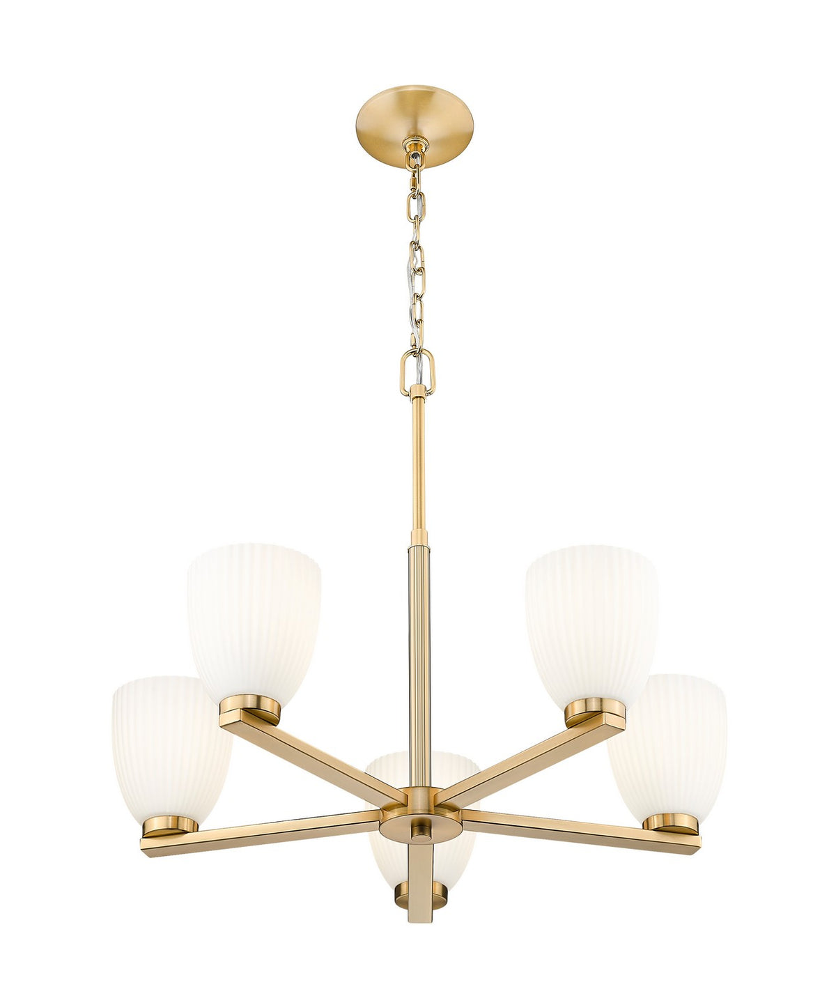 Lustre Naya Or moderne, 25 1/4" – vue 2