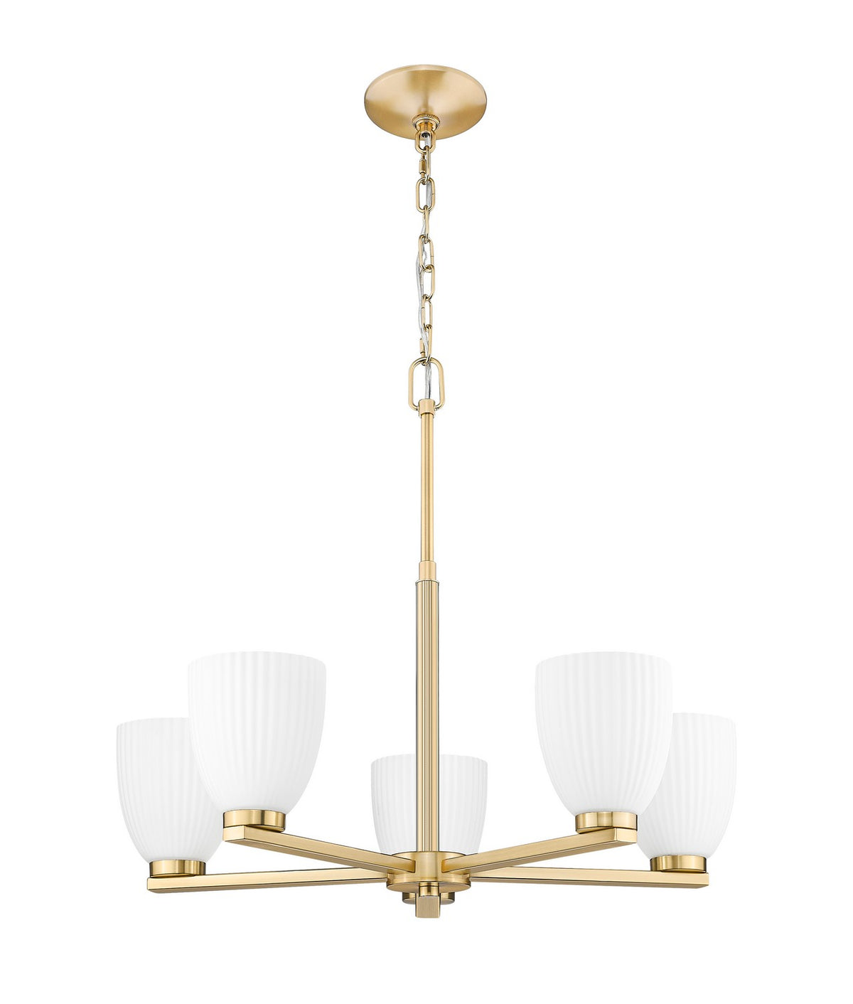 Lustre Naya Or moderne, 25 1/4" – vue 5