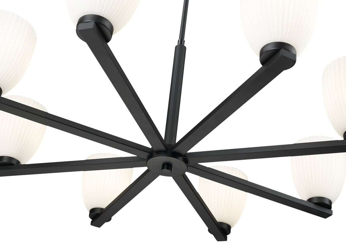 Lustre Naya Noir mat, 33 1/4" – vue 4