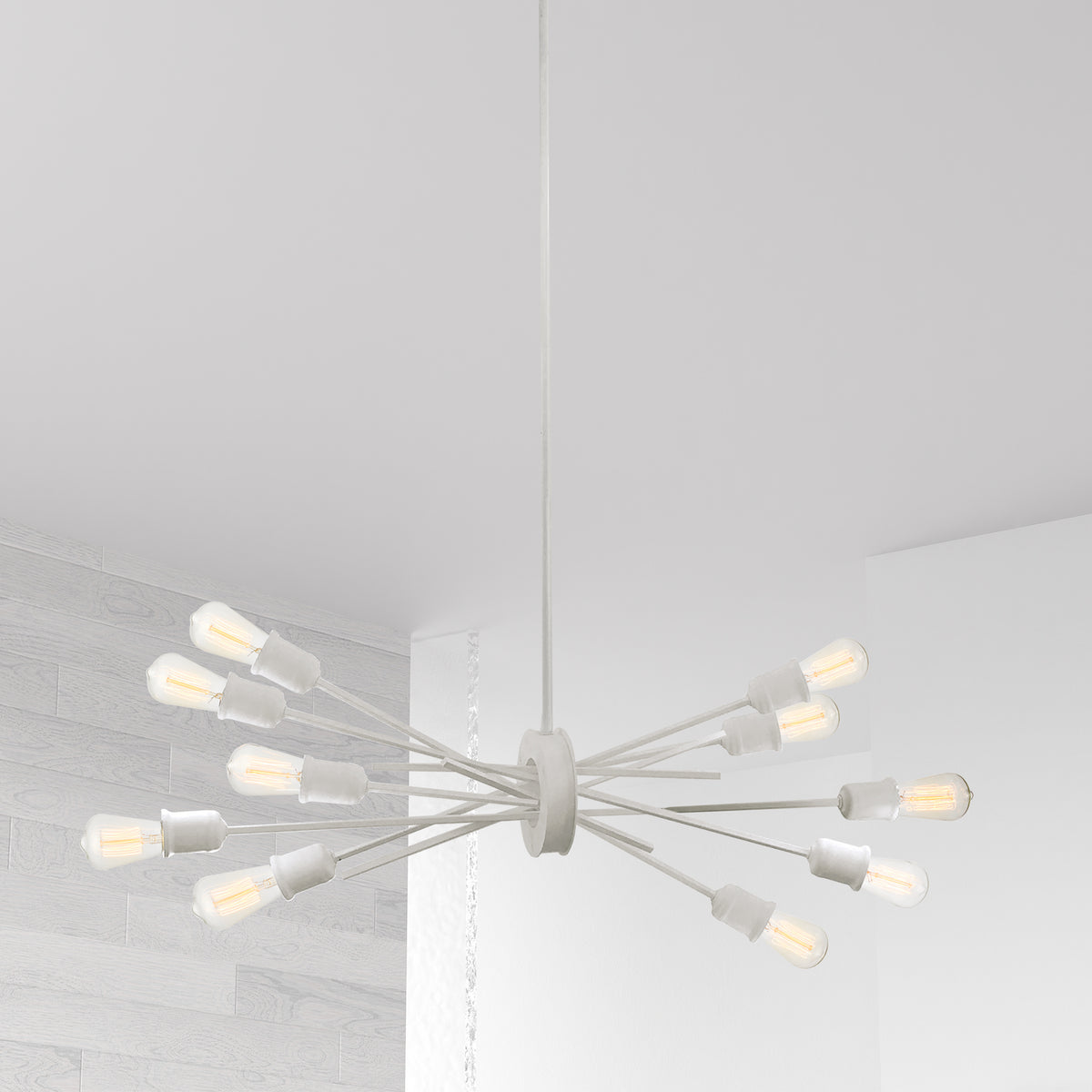 Lustre Nebraska Blanc / Blanc mat – vue 2