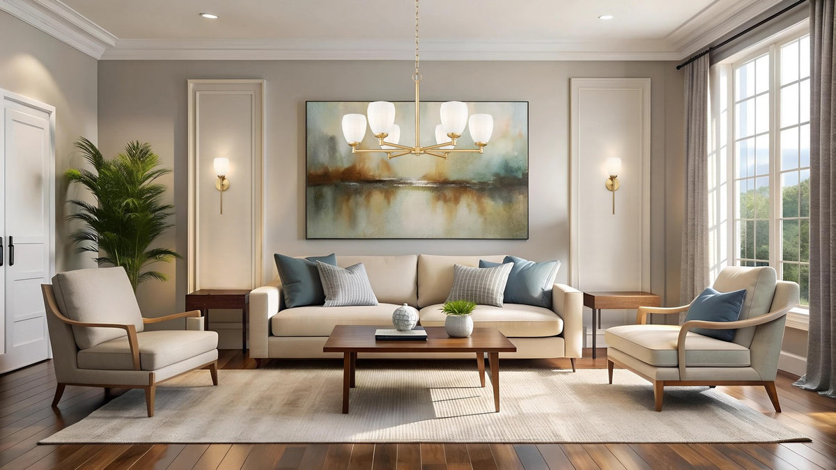 Lustre Oren Or moderne, 32" – vue 7