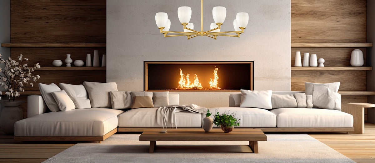 Lustre Oren Or moderne, 42" – vue 6