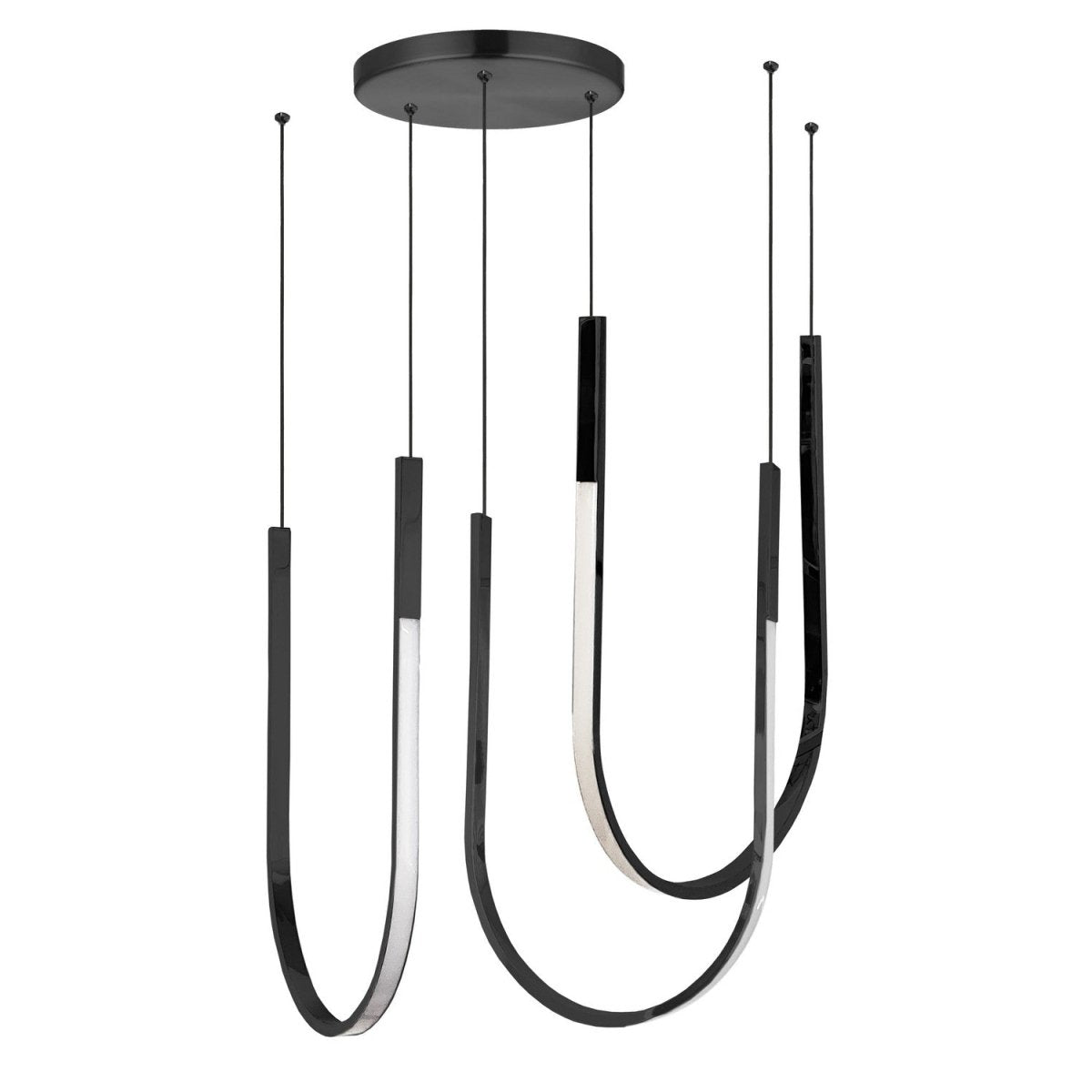 Lustre Pacari - Noir mat by Dainolite | Luminaires & cie
