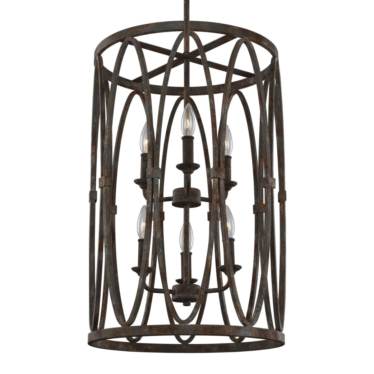 Lustre Patrice - Dark Weathered Zinc 21 by Visual Comfort Studio | Luminaires & cie