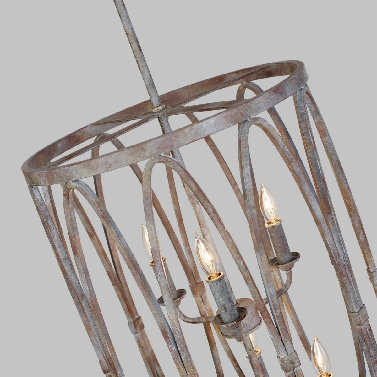 Lustre Patrice - Dark Weathered Zinc 21 by Visual Comfort Studio | Luminaires & cie