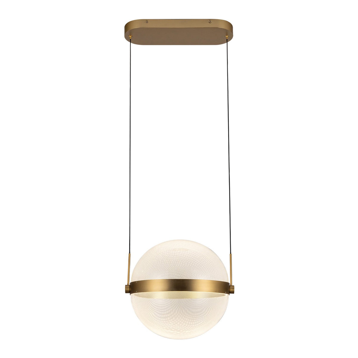 Lustre Pisces Or brossé/Guide de lumière – vue 3