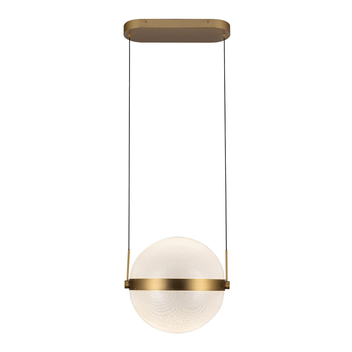 Lustre Pisces Or brossé/Guide de lumière – vue 5