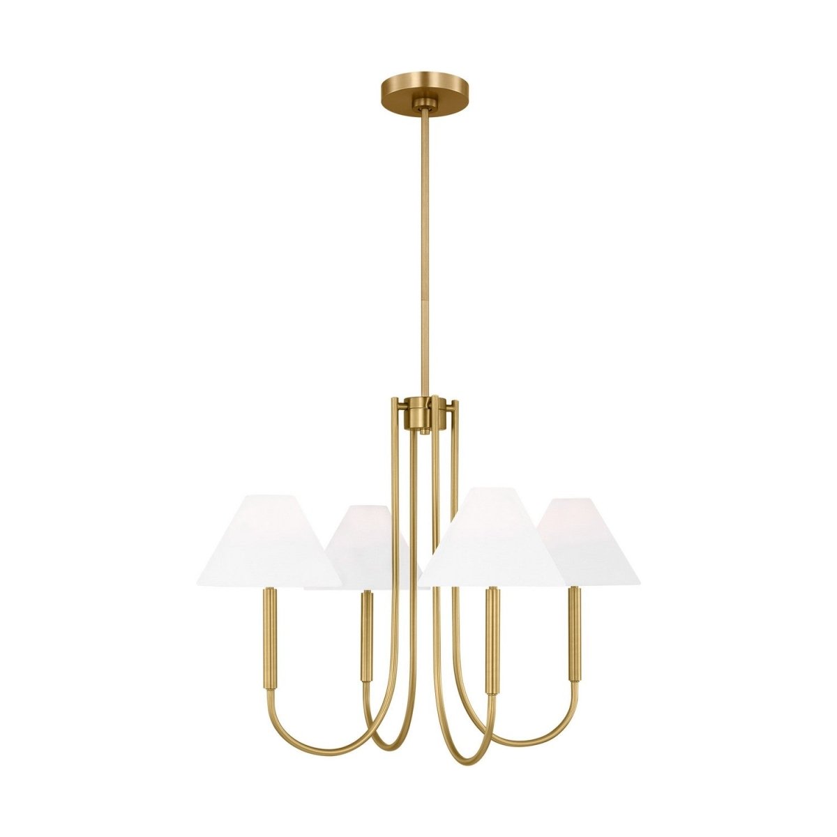 Lustre Porteau - Laiton satiné 30" by Visual Comfort Studio | Luminaires & cie