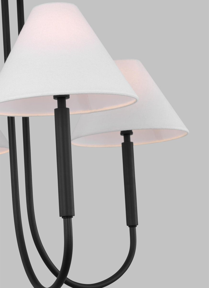 Lustre Porteau - Laiton satiné 38" by Visual Comfort Studio | Luminaires & cie