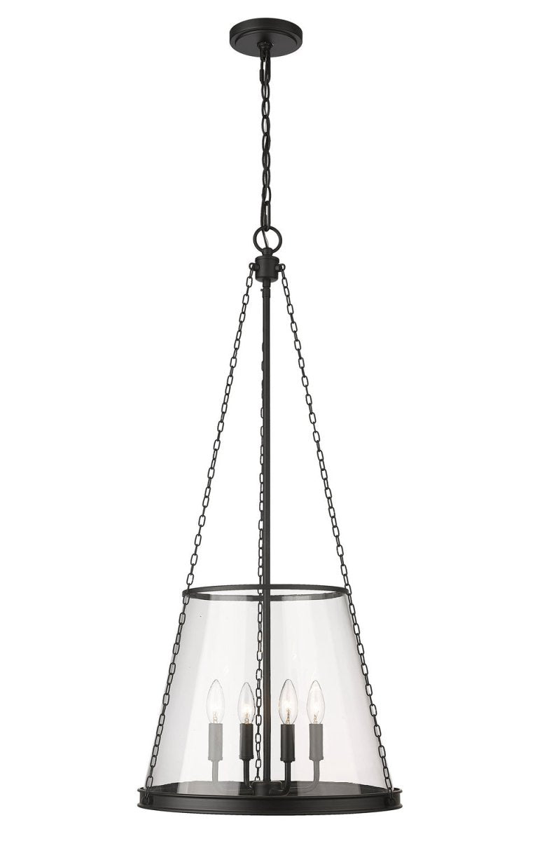 Lustre Prescott - Noir mat 18" by Z-Lite | Luminaires & cie