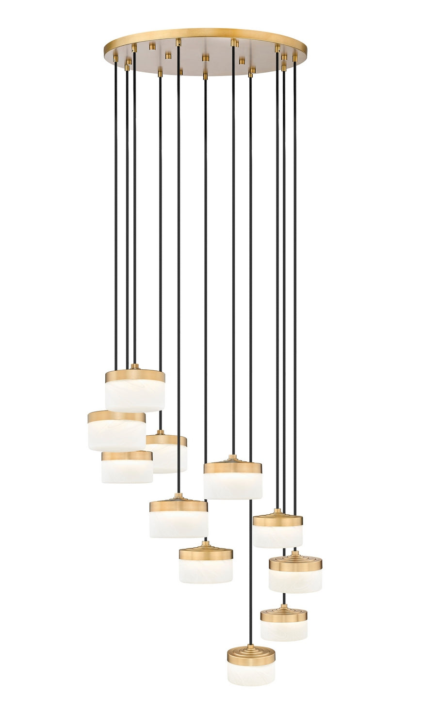 Lustre Renaud Or moderne, 28" – vue 2