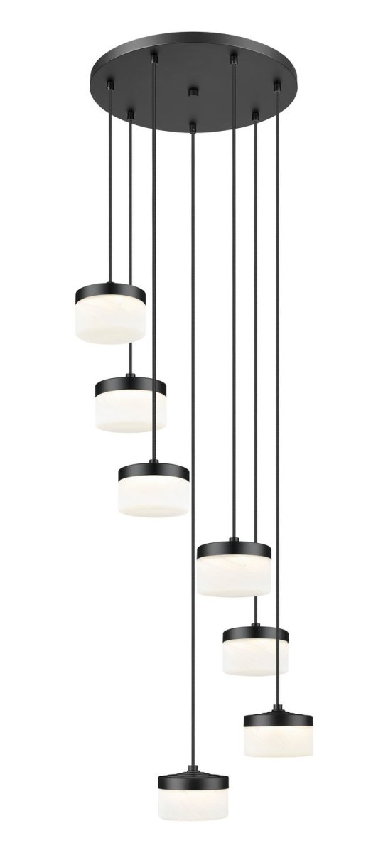 Lustre Renaud - Noir mat 21" by Z-Lite | Luminaires & cie