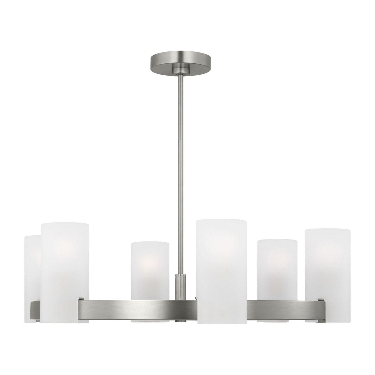 Lustre Rhode - Acier brossé 30" by Visual Comfort Studio | Luminaires & cie