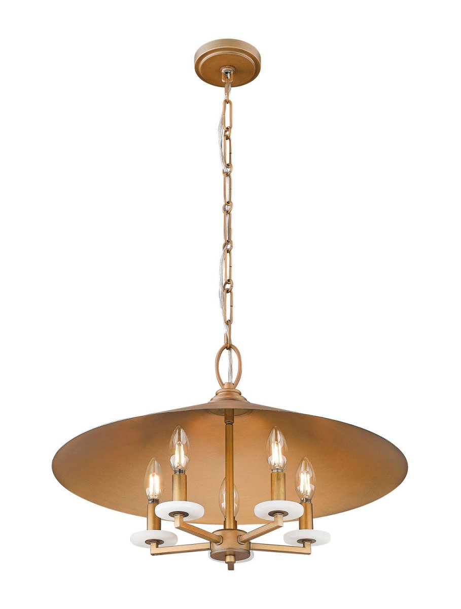 Lustre Rialto - Étain signature 32" by Z-Lite | Luminaires & cie