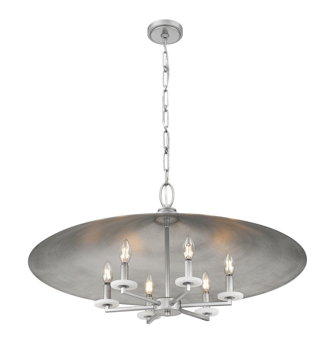Lustre Rialto - Étain signature 32" by Z-Lite | Luminaires & cie
