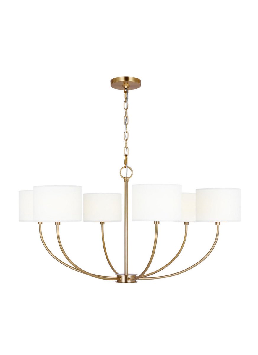 Lustre Sawyer - Laiton bruni 36" by Visual Comfort Studio | Luminaires & cie