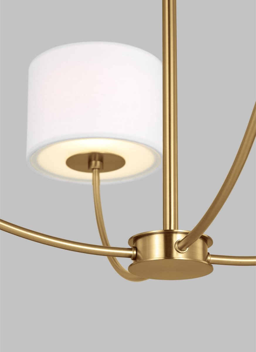 Lustre Sawyer - Rotin blond 32" by Visual Comfort Studio | Luminaires & cie
