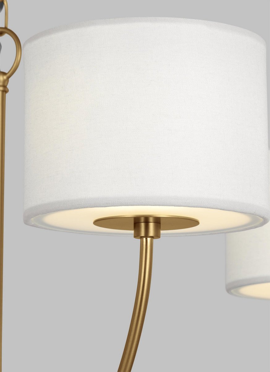 Lustre Sawyer - Rotin blond 32" by Visual Comfort Studio | Luminaires & cie