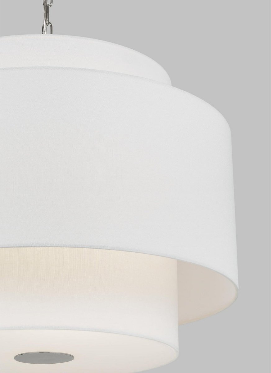 Lustre Sawyer - Rotin blond 32" by Visual Comfort Studio | Luminaires & cie