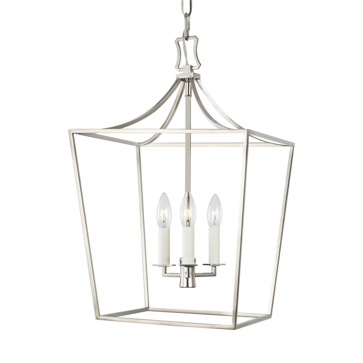 Lustre Southold - Nickel poli 13 1/2" by Visual Comfort Studio | Luminaires & cie