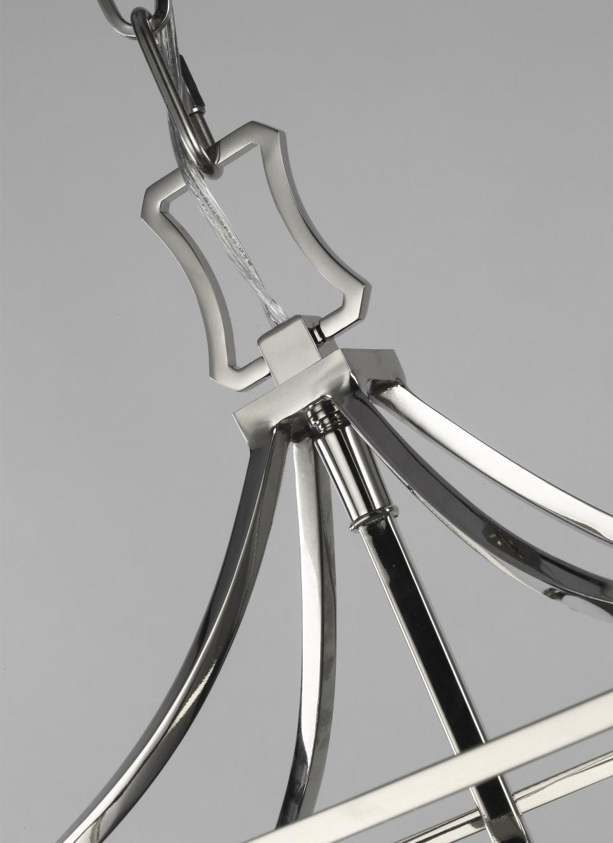 Lustre Southold - Nickel poli 10" by Visual Comfort Studio | Luminaires & cie