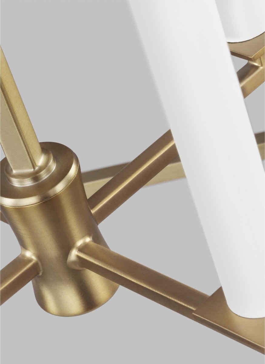 Lustre Southold - Nickel poli 10" by Visual Comfort Studio | Luminaires & cie