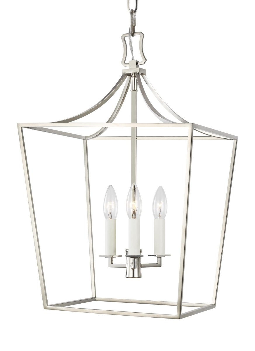 Lustre Southold - Nickel poli 10" by Visual Comfort Studio | Luminaires & cie