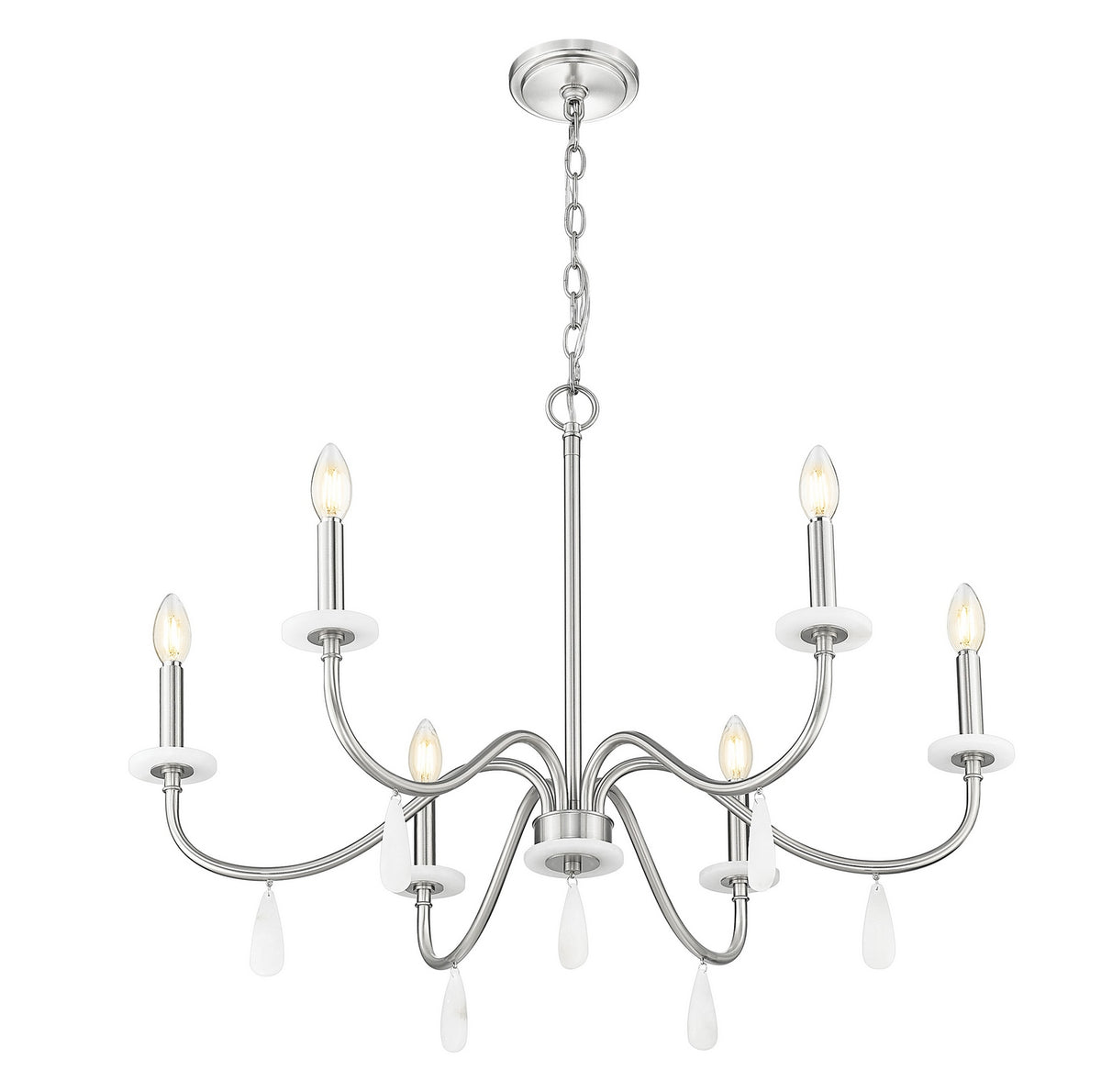 Lustre Toussant Nickel brossé, 32" – vue 4