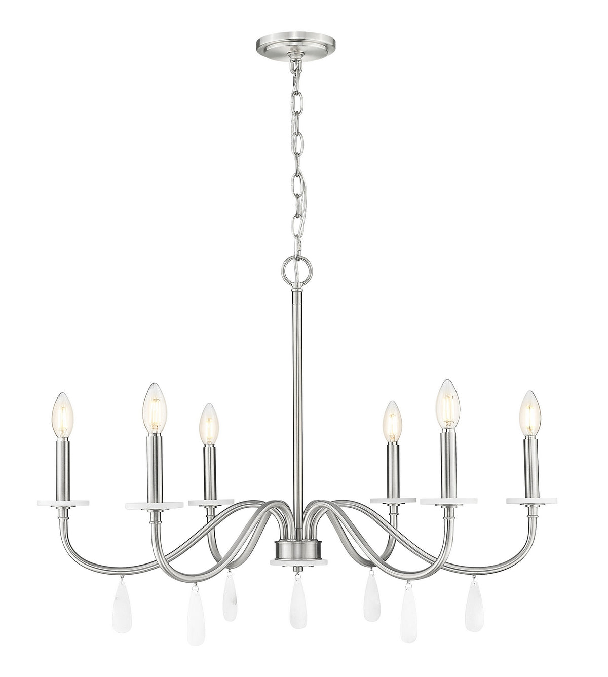 Lustre Toussant Nickel brossé, 32" – Z-Lite