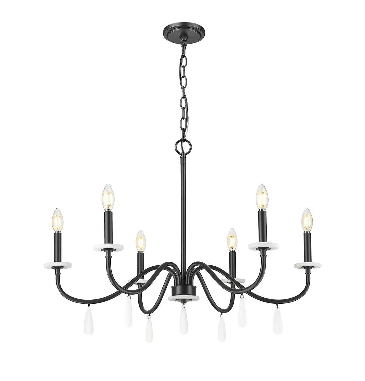 Lustre Toussant Noir mat, 32" – vue 3